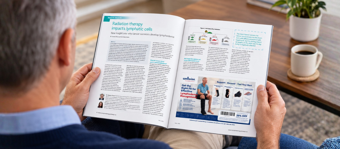Wellwise® featured in the Fall Edition of Pathways Magazine in support of the Canadian Lymphedema Framework.