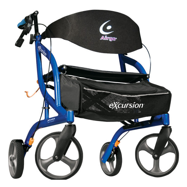 Drive Medical Airgo eXcursion XWD Lightweight Side-fold Rollator