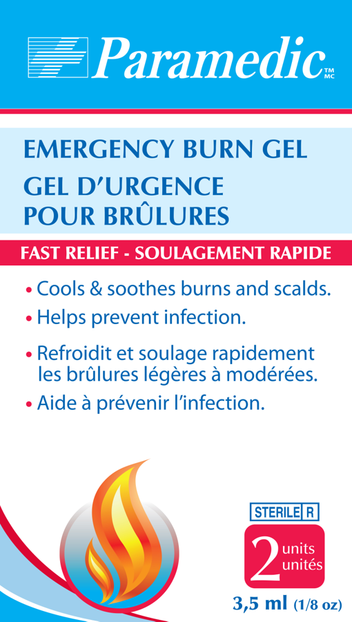 Paramedic Canada Emergency Burn Gels 1/8Oz. (2 U.)