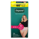 Depend Fresh Protection Adult Incontinence  Underwear, Disposable, Maximum Absorbency