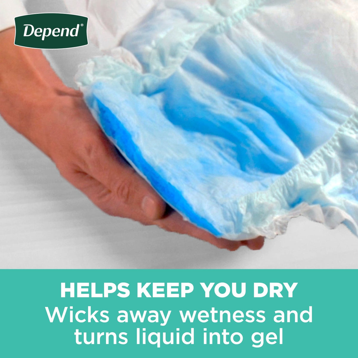 Depend Incontinence Protection with Tabs, Maximum Absorbency - Incontinence/Single Use - Depend