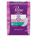 Poise Ultra Thin Incontinence Pads, Light Absorbency, Long, 24 Count