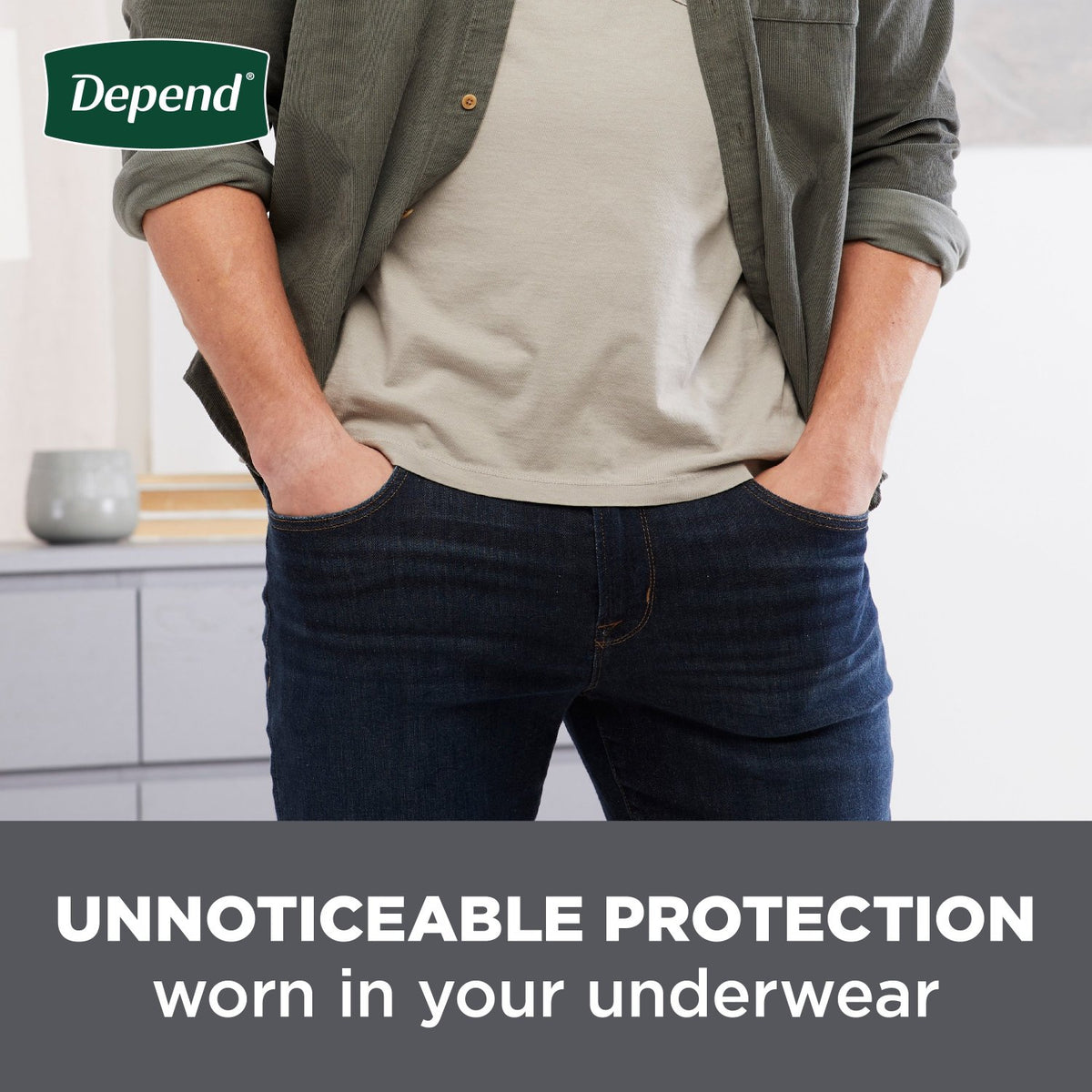 Depend Incontinence Shields for Men, Light Absorbency - Incontinence/Single Use - Depend