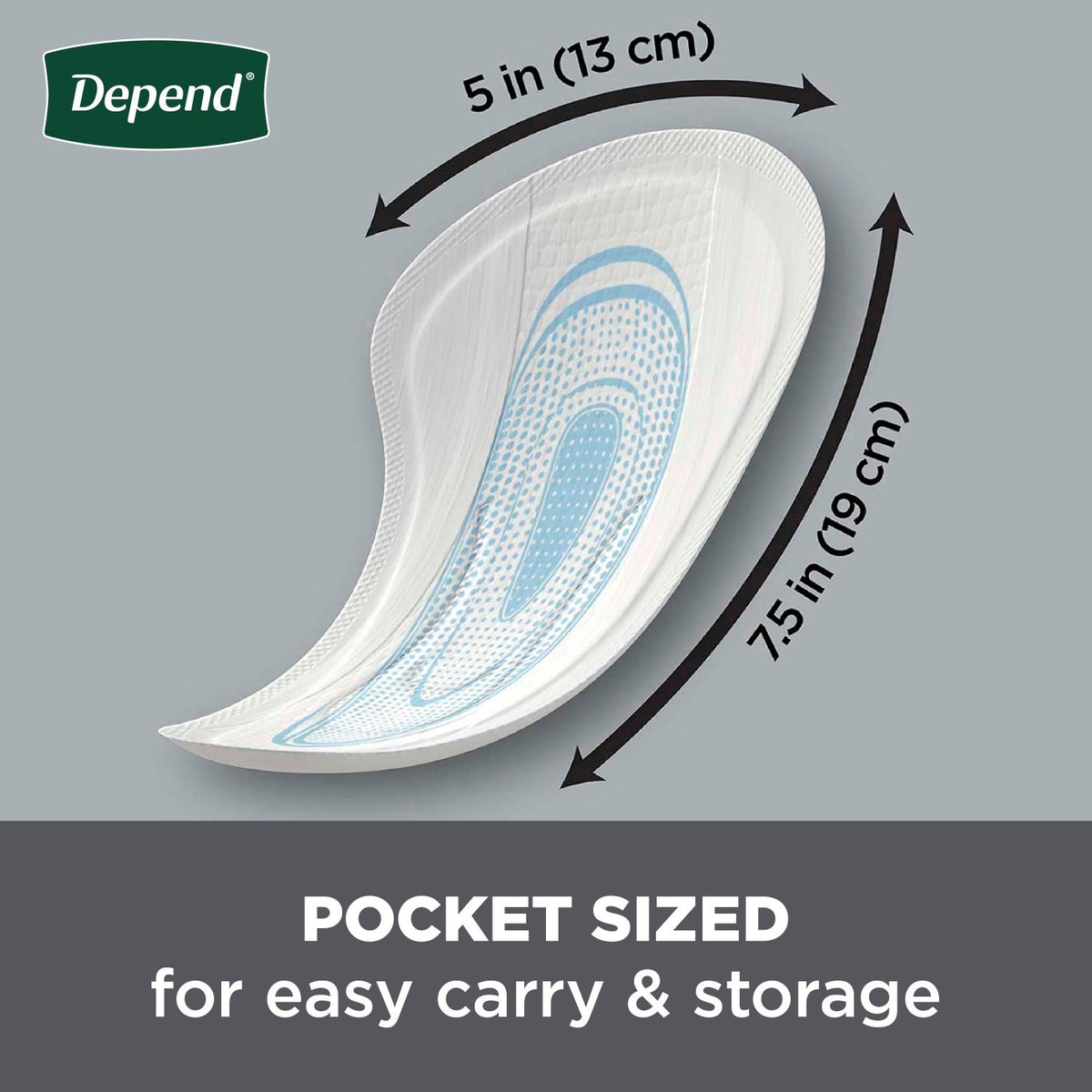 Depend Incontinence Shields for Men, Light Absorbency - Incontinence/Single Use - Depend