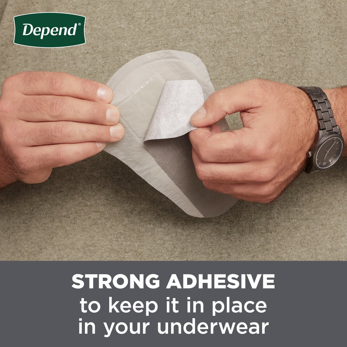 Depend Incontinence Shields for Men, Light Absorbency - Incontinence/Single Use - Depend