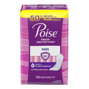 Poise Incontinence Pads, Ultimate Absorbency, Regular, 56 Count