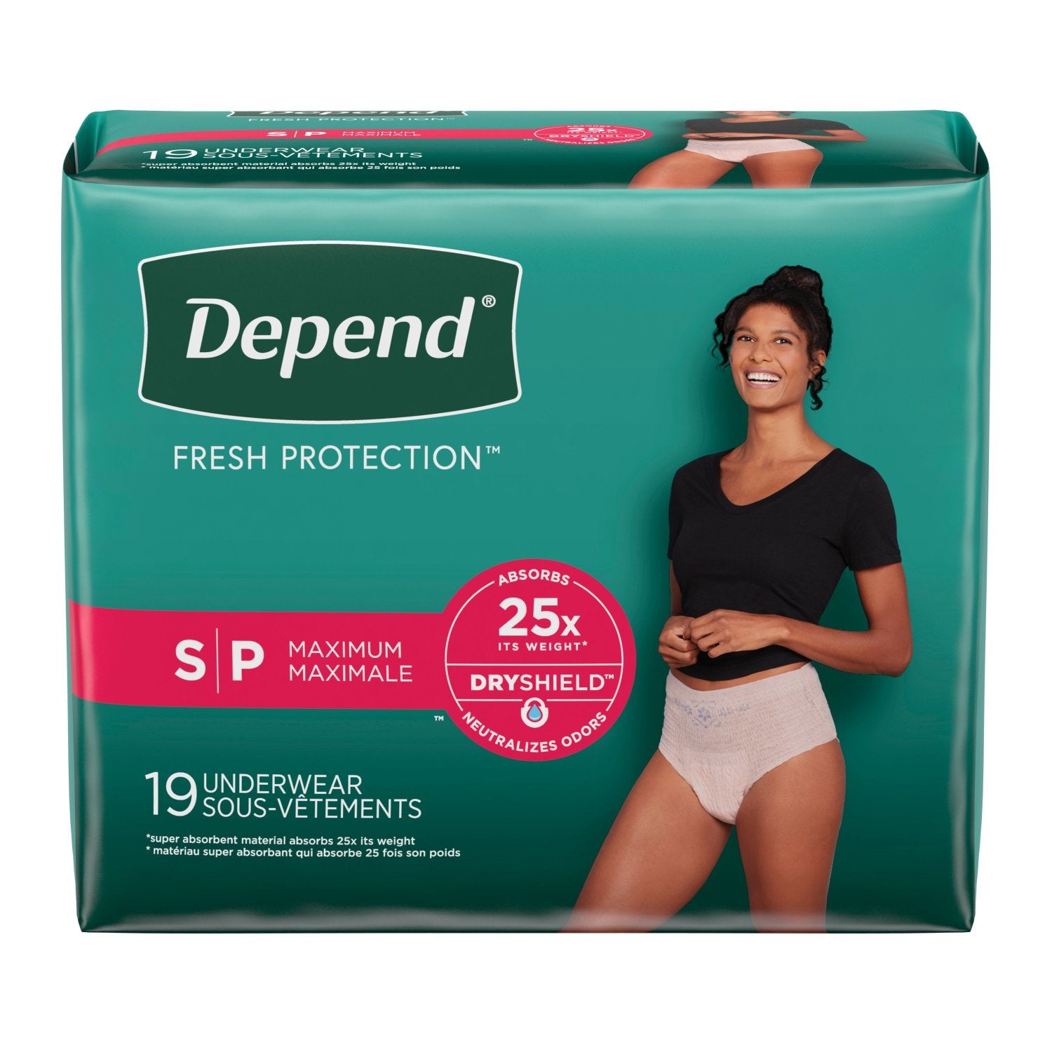 Depend Fresh Protection Adult Incontinence Underwear for Women