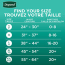 Depend Fresh Protection Adult Incontinence  Underwear, Disposable, Maximum Absorbency