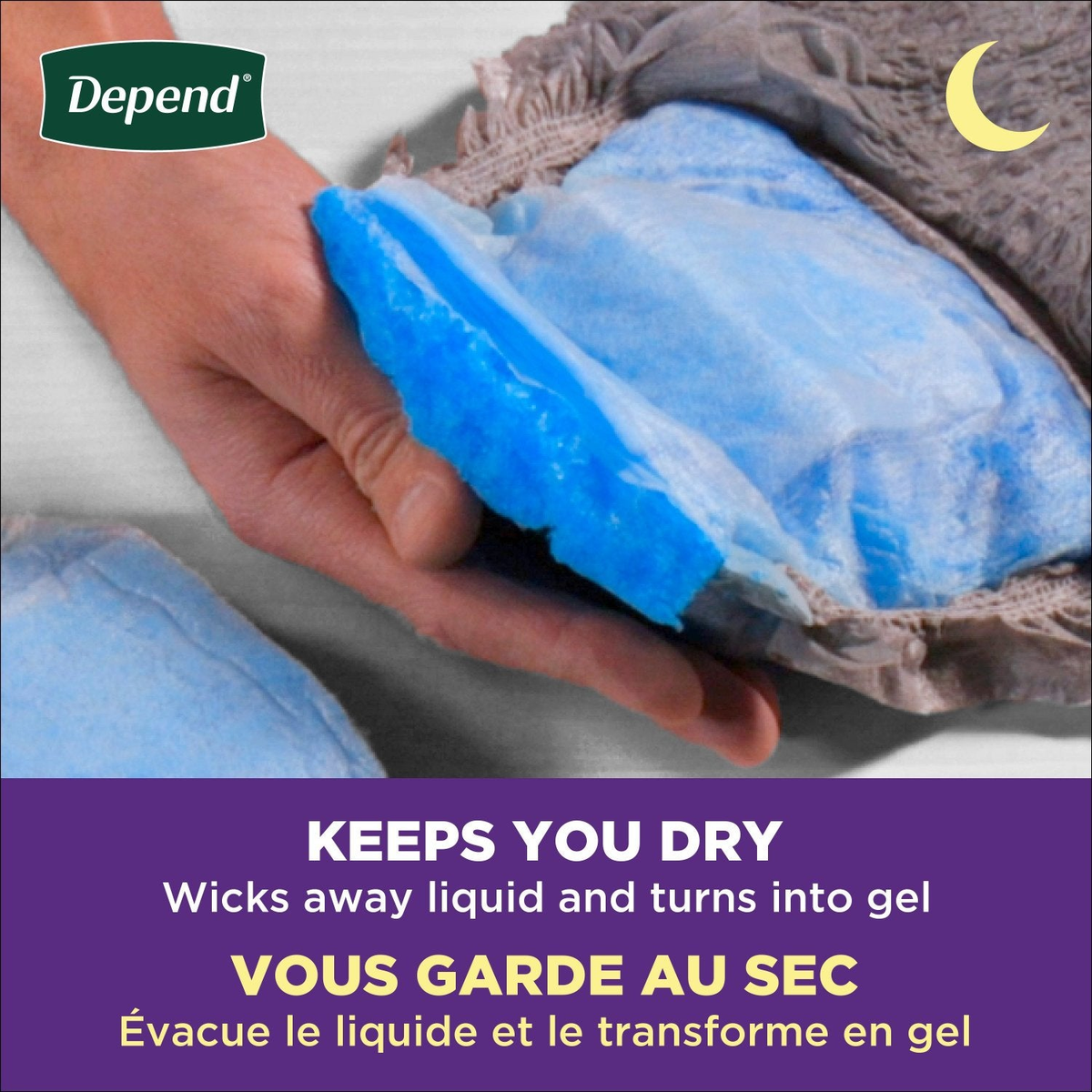 Depend Night Defense Incontinence Underwear for Men, Overnight - Incontinence/Incontinence Products/Pads & Briefs - Depend