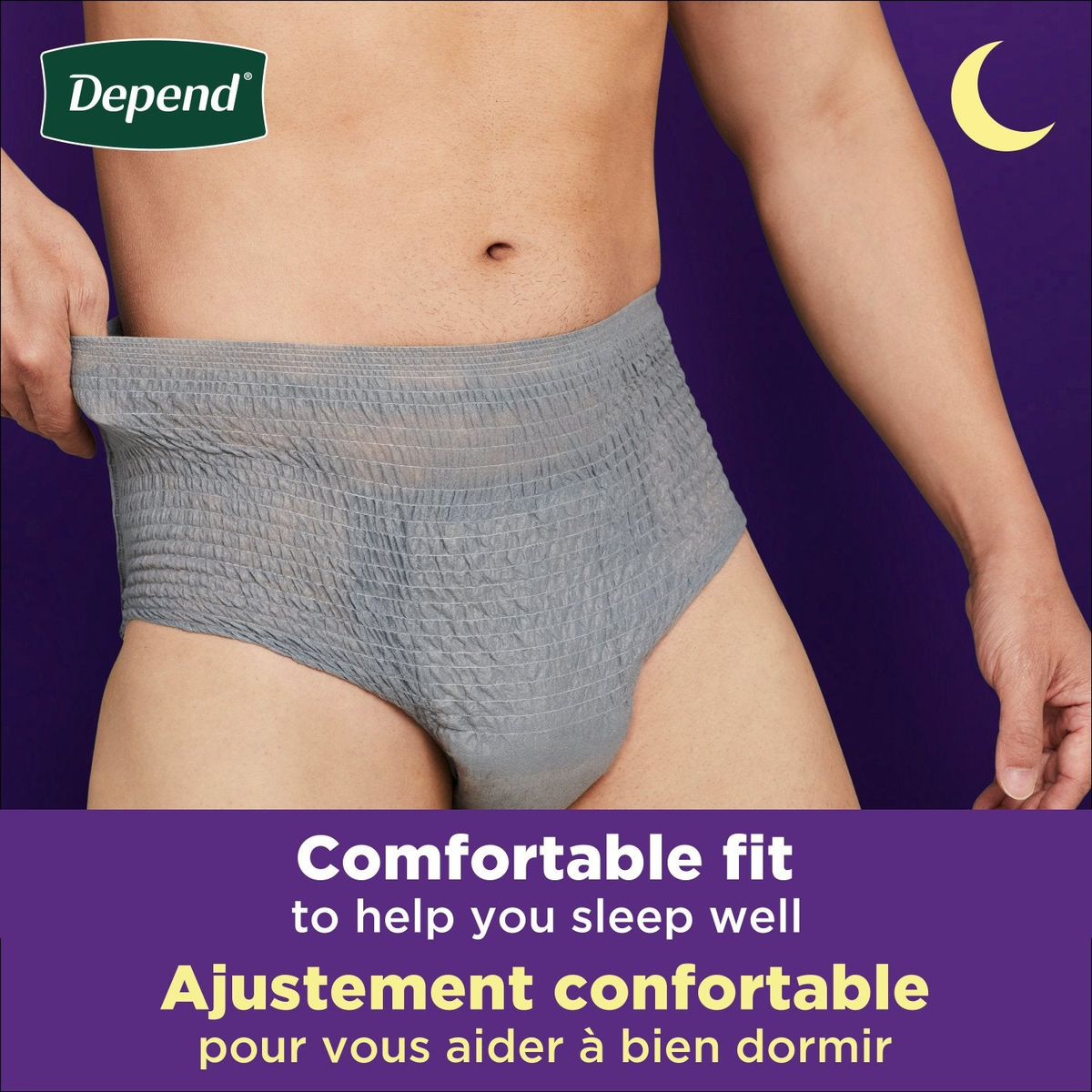 Depend Night Defense Incontinence Underwear for Men, Overnight - Incontinence/Incontinence Products/Pads & Briefs - Depend