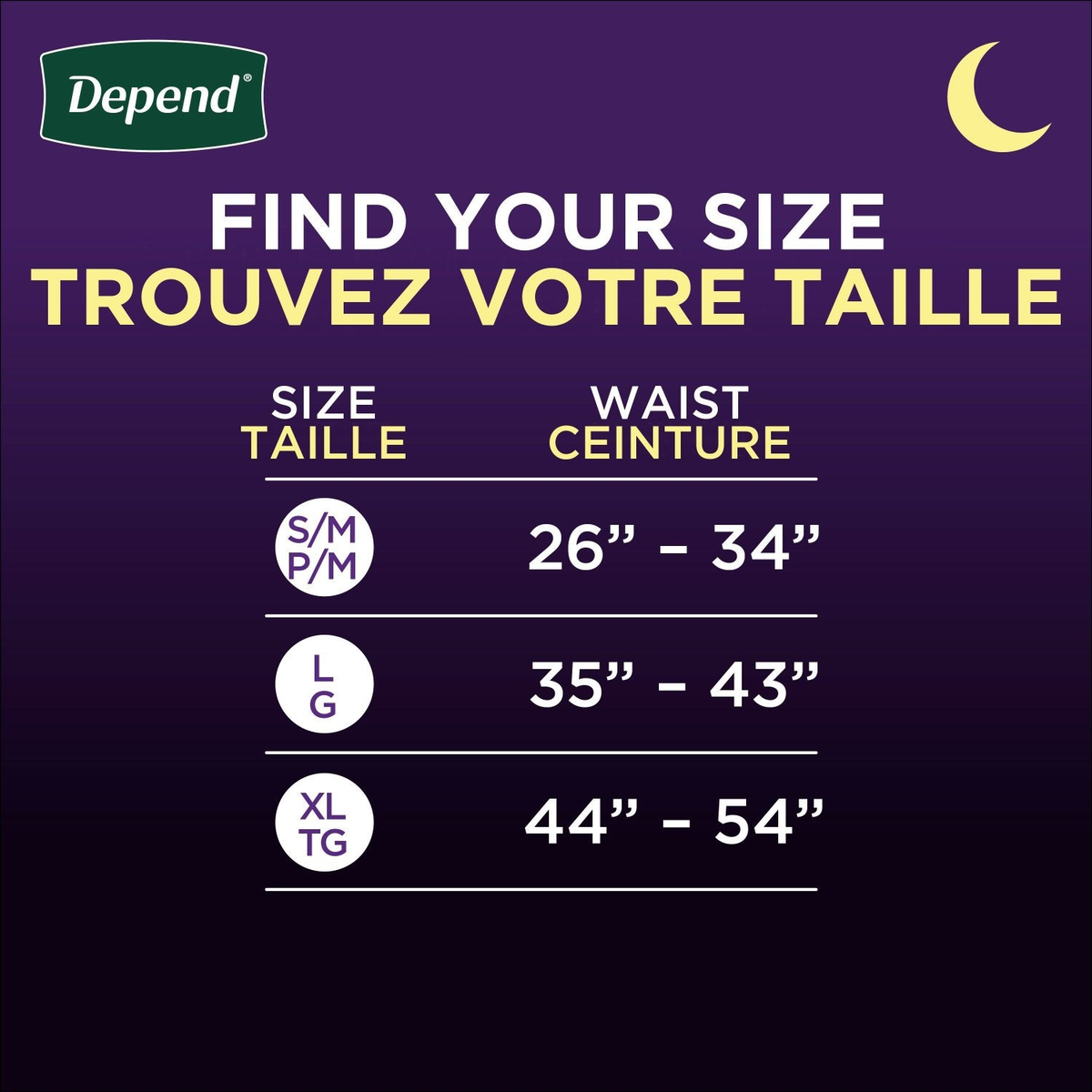 Depend Night Defense Incontinence Underwear for Men, Overnight - Incontinence/Incontinence Products/Pads & Briefs - Depend