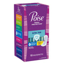 Poise Ultra Thin Incontinence Pads , 4 Drop Moderate Absorbency, Regular Length, 18 Count