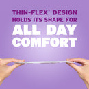 Poise Ultra Thin Incontinence Pads , 4 Drop Moderate Absorbency, Regular Length, 18 Count