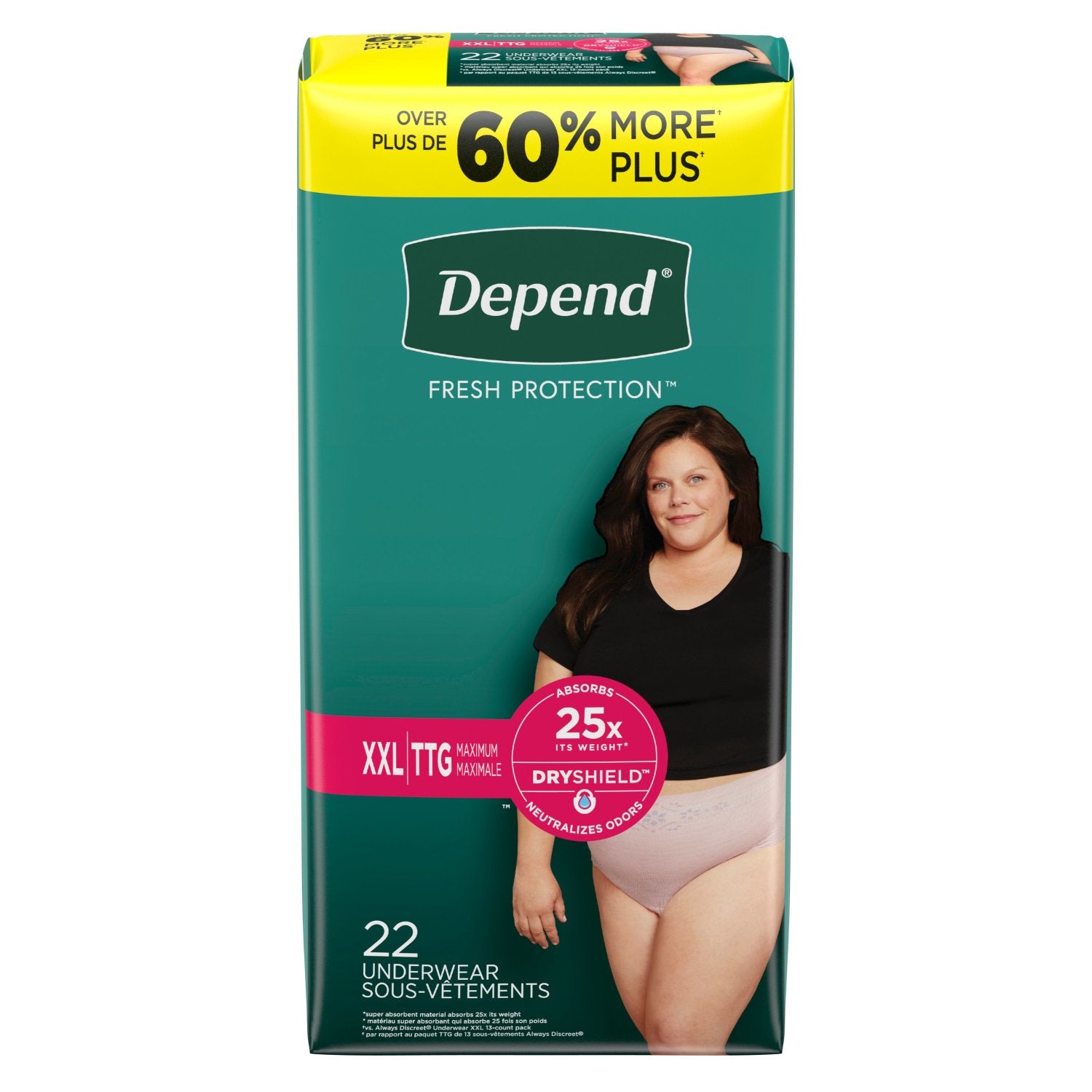 Depend Fresh Protection Adult Incontinence Underwear for Women