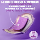 Poise Incontinence Pads & Postpartum Incontinence Pads, 4 Drop Moderate Absorbency, Long Length, 78 Count