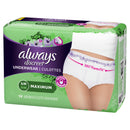 Always Discreet Incontinence & Postpartum Underwear, Maximum Absorbency