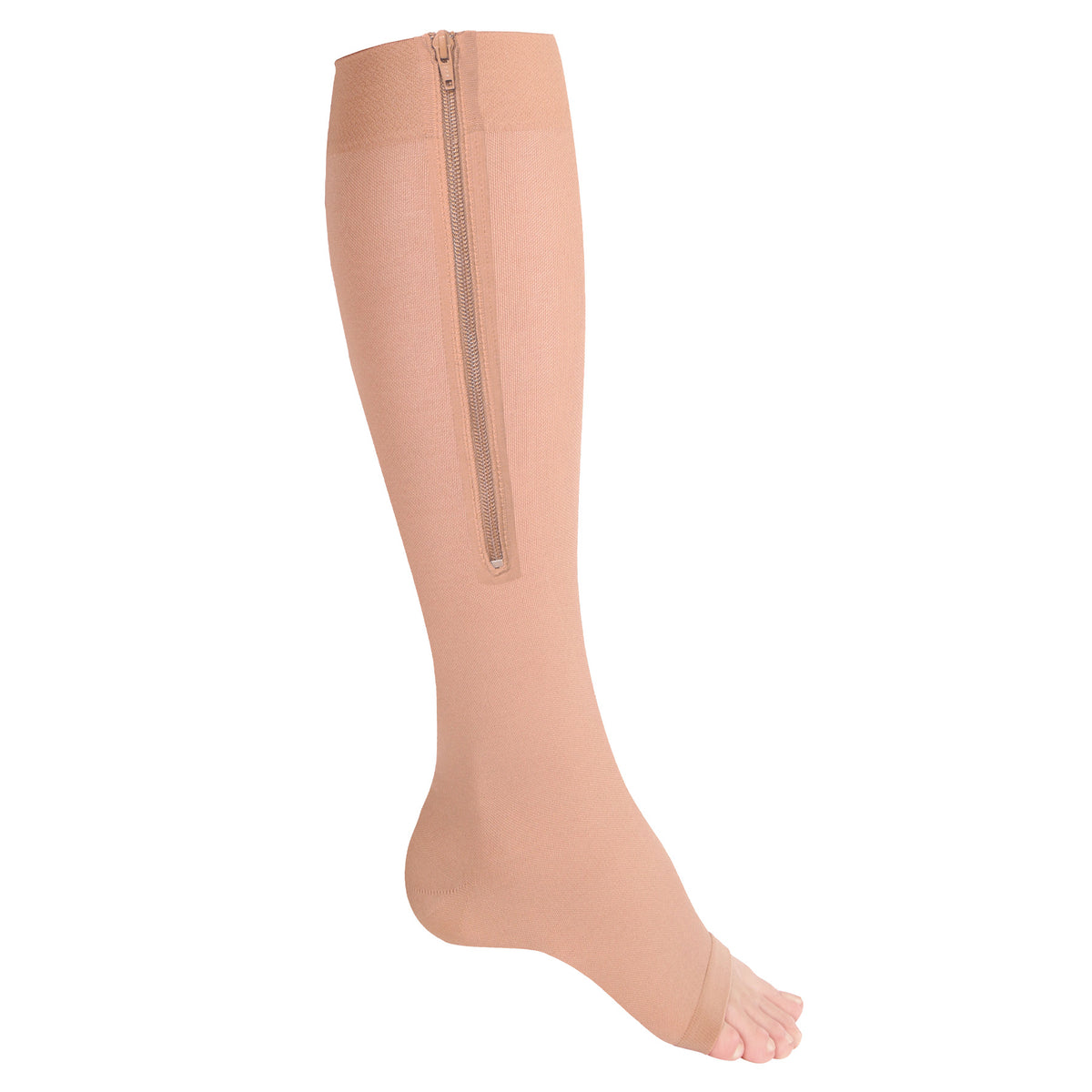 TRUFORM Zipper Compression Stockings - Compression/Moderate Compression - TRUFORM