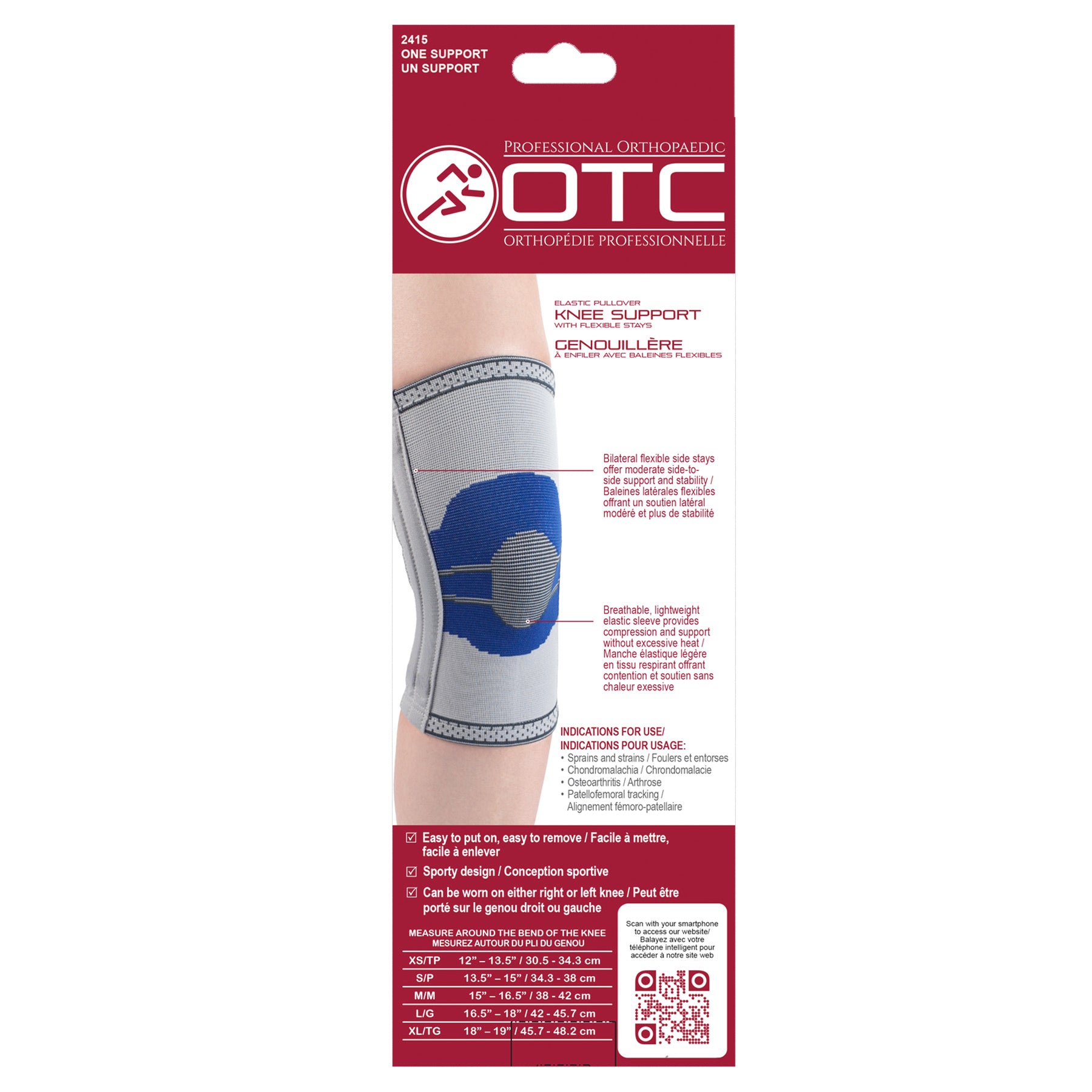 OTC Elastic Knee Support