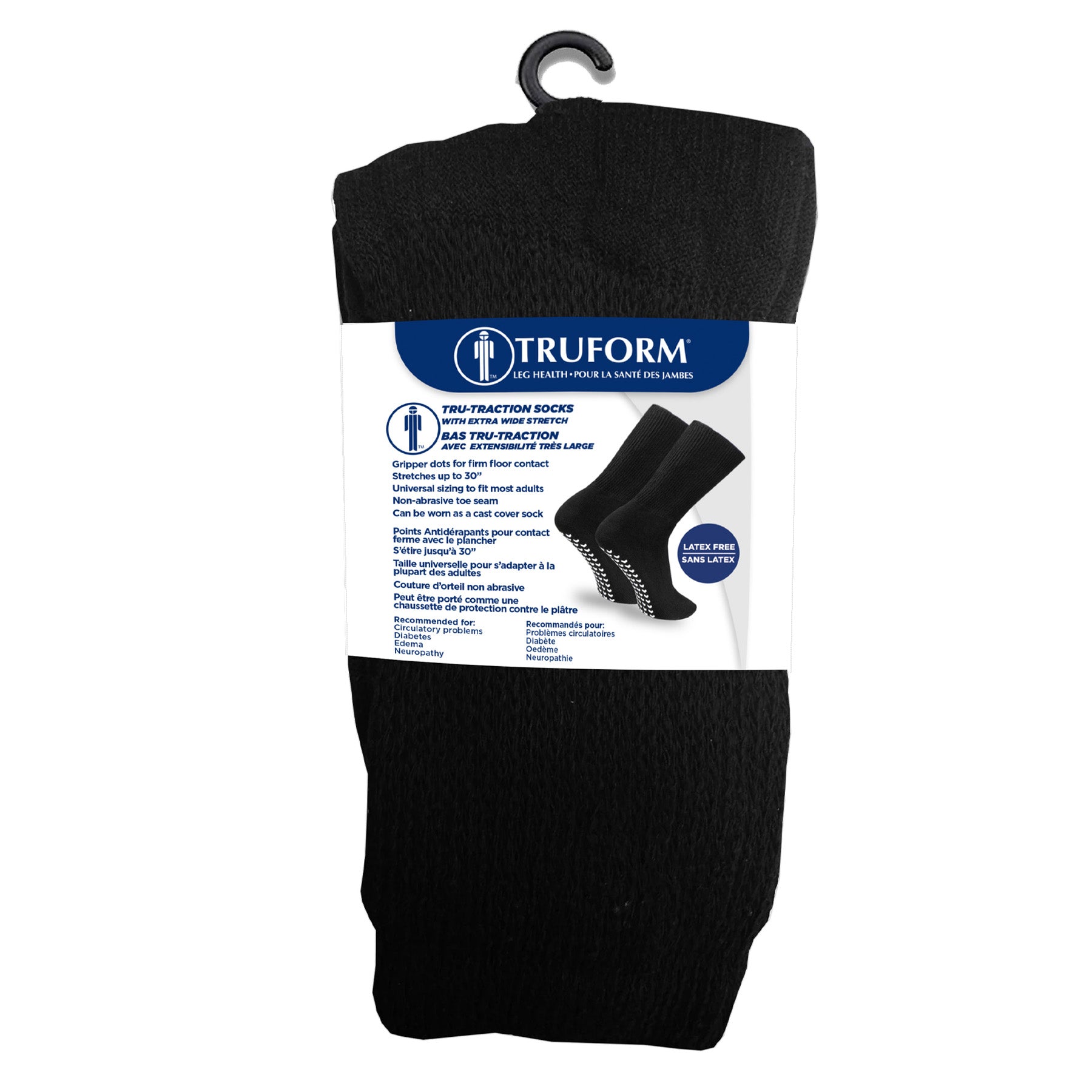 TRUFORM Diabetic Traction Socks