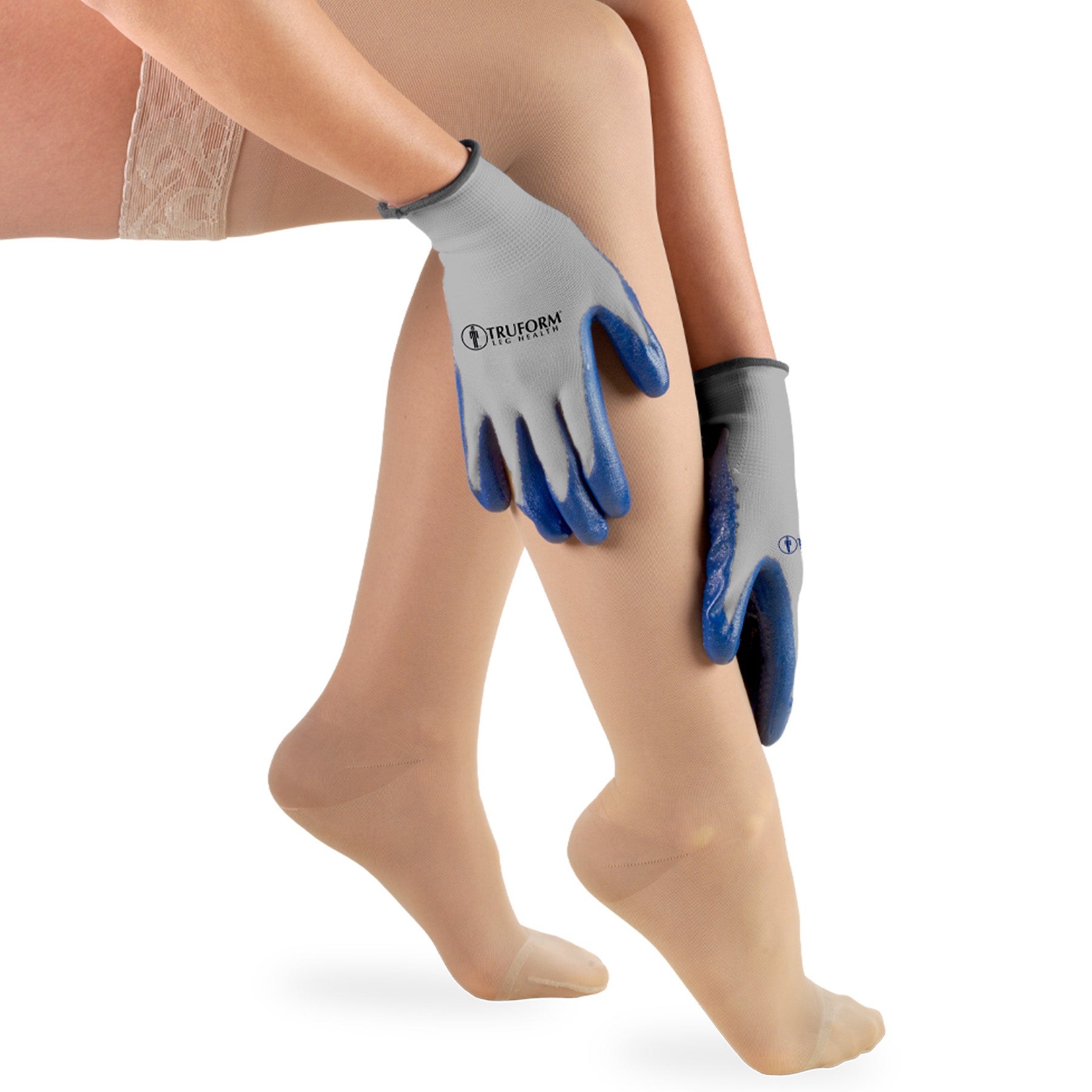 TRUFORM Compression Stockings Donning Gloves - Compression/Moderate Compression - TRUFORM - Medium - 048503575731