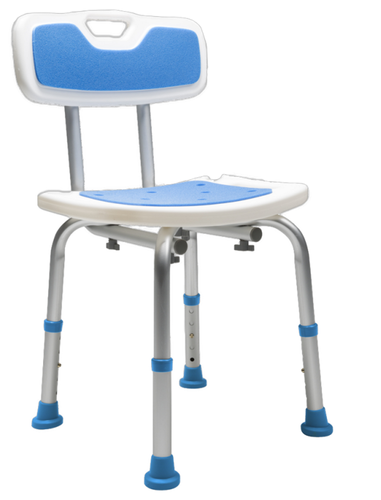 PCP Adjustable Padded Bath Safety Seat With Backrest - Home/Bathroom Safety - PCP - Default Title - 048503710309