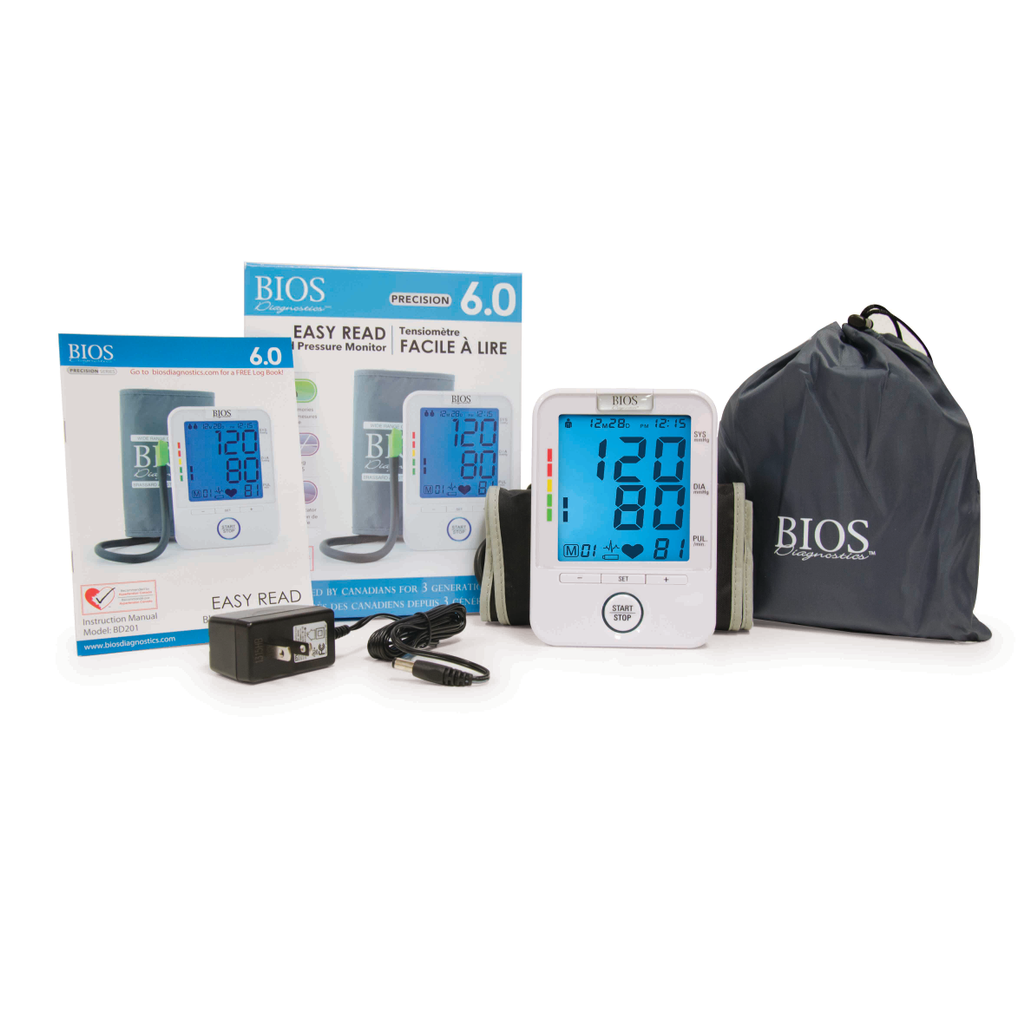 BIOS Diagnostics  Easy Read Blood Pressure Monitor - Health Monitoring/Blood Pressure Monitors - BIOS Diagnostics