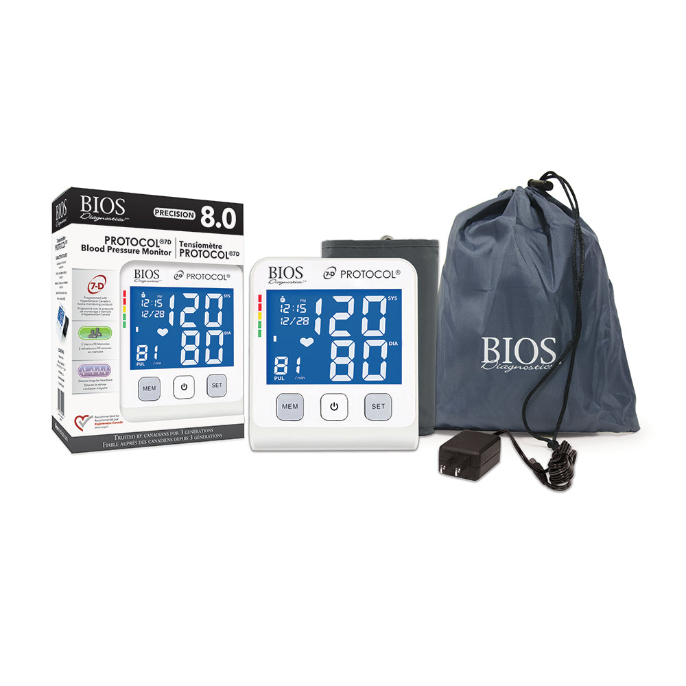 BIOS Diagnostics Precision 8.0 Protocol 7D Blood Pressure Monitor - Health Monitoring/Blood Pressure Monitors - BIOS Diagnostics