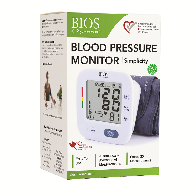 BIOS Simplicity Blood Pressure Monitor
