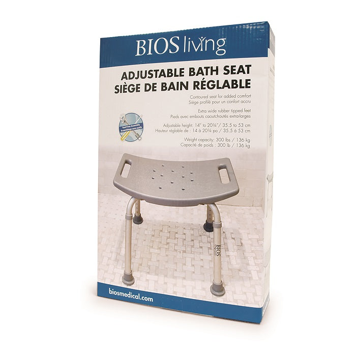 BIOS Adjustable Bath Bench - Home/Bathroom Safety - BIOS Living