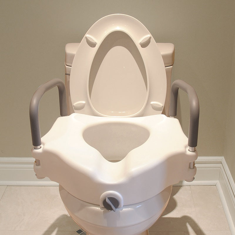 BIOS Raised Toilet Seat with Arms 4.5" - Home/Bathroom Safety - BIOS Living