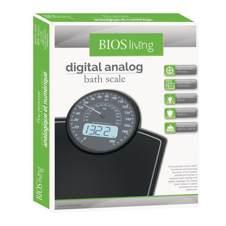 BIOS Living Digital Analog Scale - Health Monitoring/Body Weight Scales - BIOS Living - Default Title - 057475934279