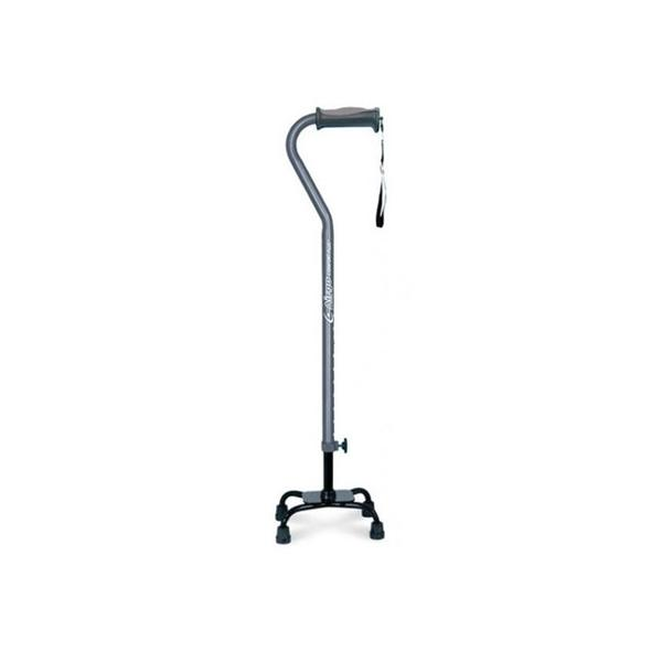 Airgo Comfort - Plus Adjustable Quad Cane - Charcoal - Canes/Canes - Airgo