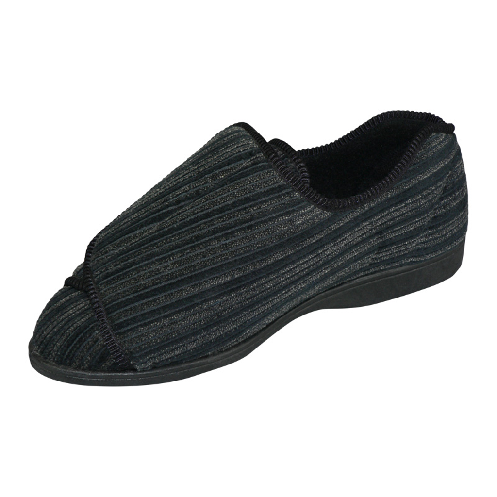 CLINIC Comfort System Men’s Clinic Slipper, Black, 8