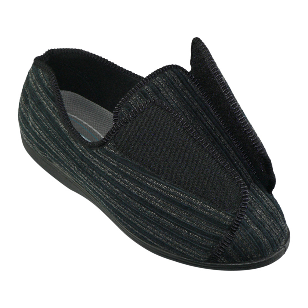 CLINIC Comfort System Men’s Clinic Slipper, Black, 8