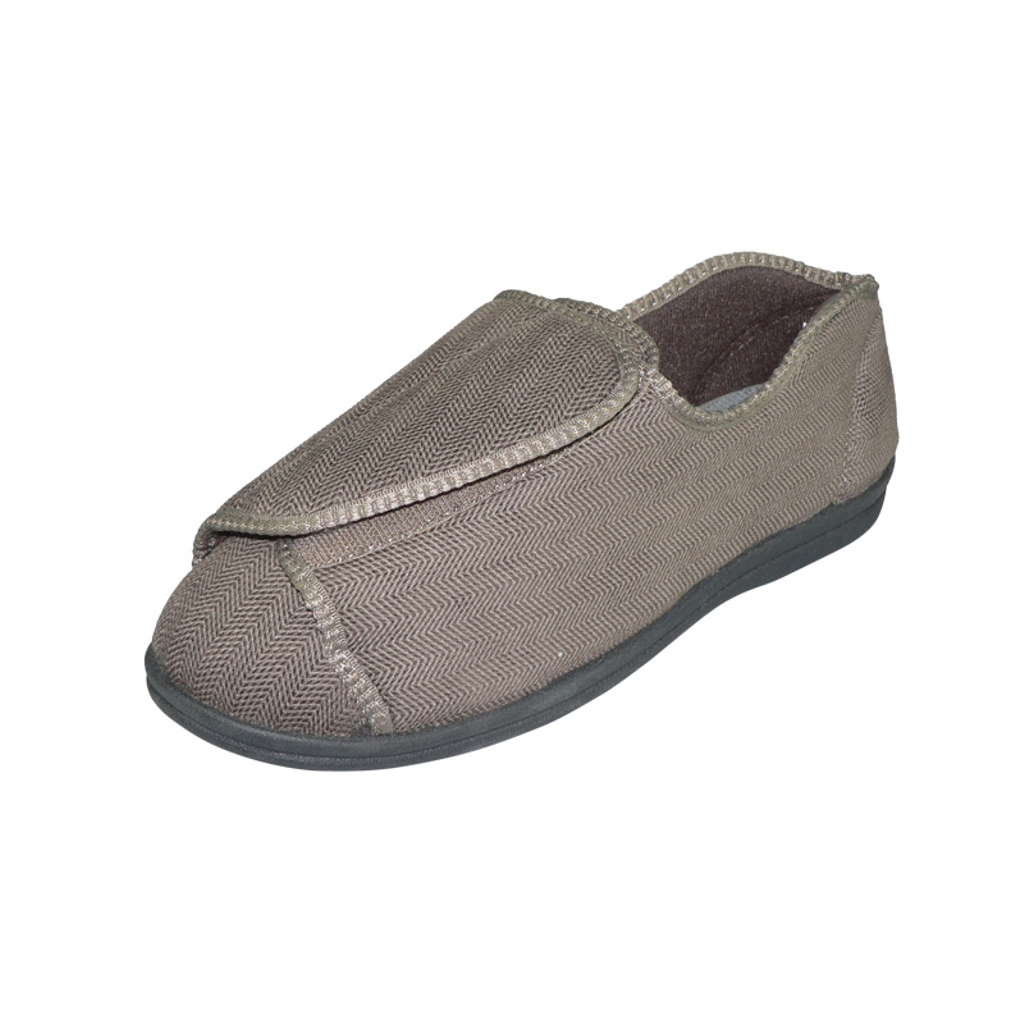 CLINIC Comfort System Men’s Clinic Slipper, Brown, 9