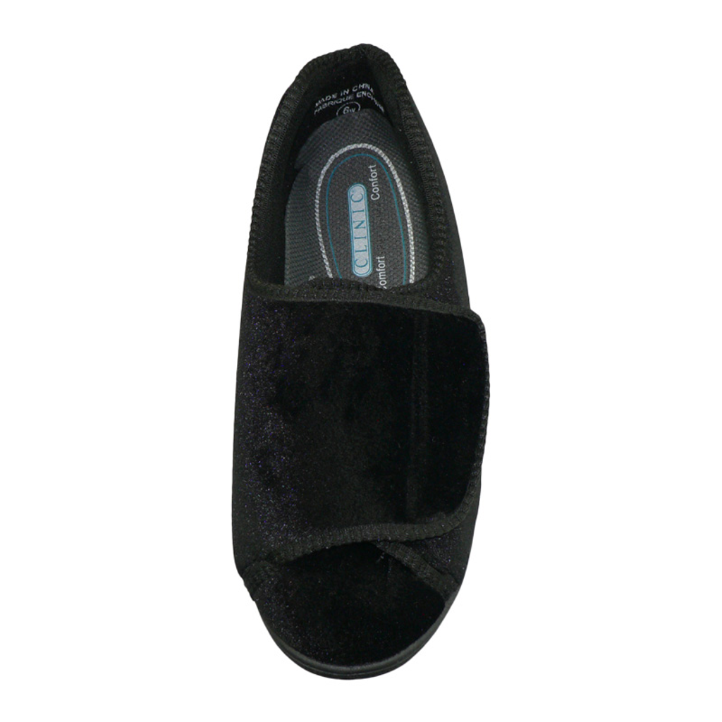 CLINIC Comfort System Women’s Clinic Slipper, Black, 8