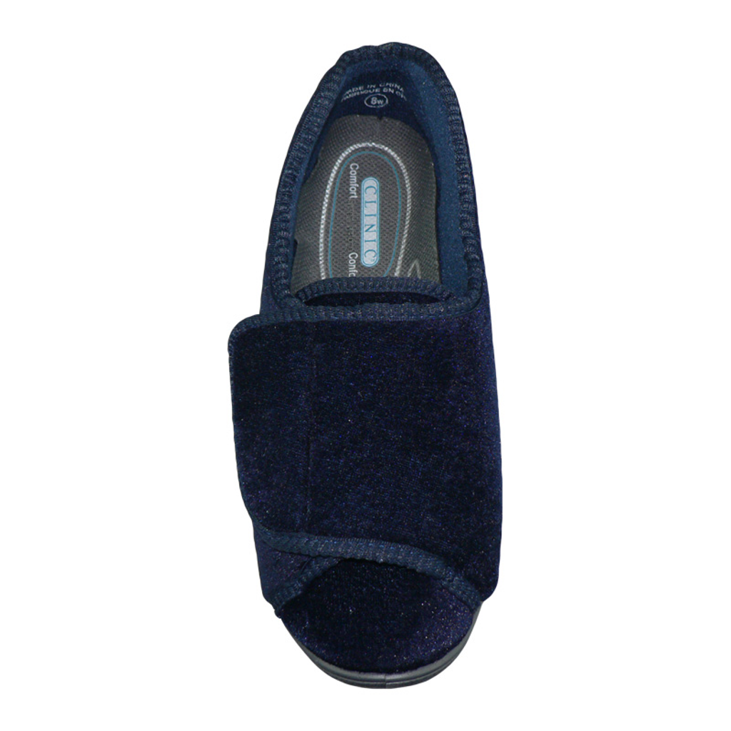 CLINIC Comfort System Women’s Clinic Slipper, Navy, 8
