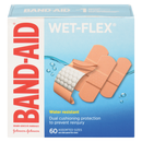 Band-Aid Water Resistant Wet-Flex Adhesive Bandages, Assorted Sizes Value Pack, Small, Regular, Large