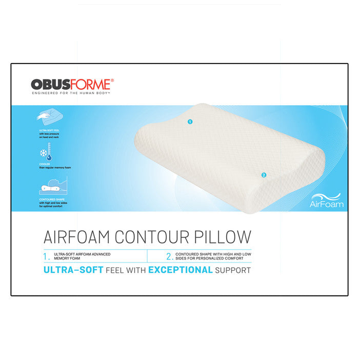 ObusForme Airfoam Contour Memory Foam Pillow - Sleep Aids/Pillows - ObusForme
