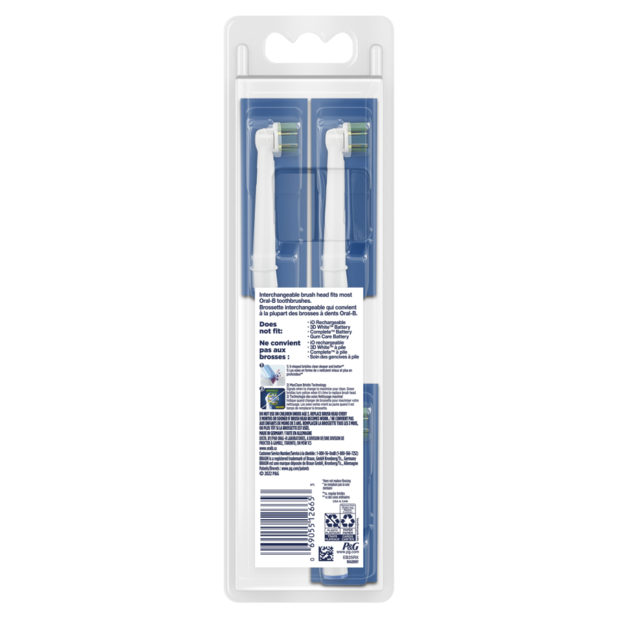 Oral-B FlossAction XFilaments Electric Toothbrush Replacement Brush Heads Refill (3)