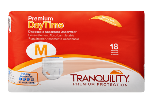 Tranquility Premium DayTime Disposable Absorbent Underwear, Heavy Absorbency