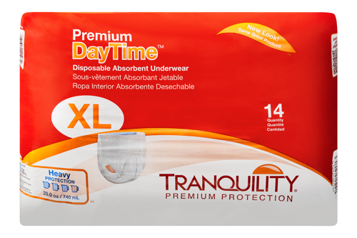 Tranquility Premium DayTime Disposable Absorbent Underwear, Heavy Absorbency