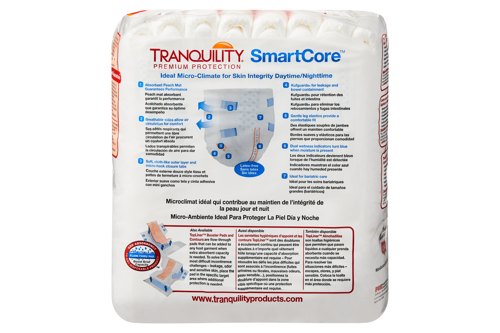 Tranquility SmartCore Breathable Briefs, Maximum Absorbency - Incontinence/Single Use - Tranquility