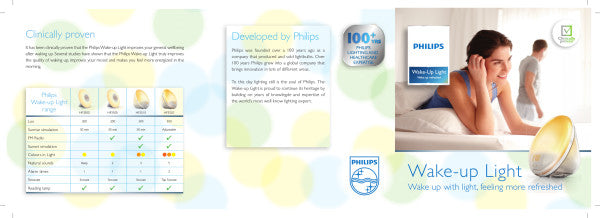 Philips Wake Up Light  With Alarm Hf3520