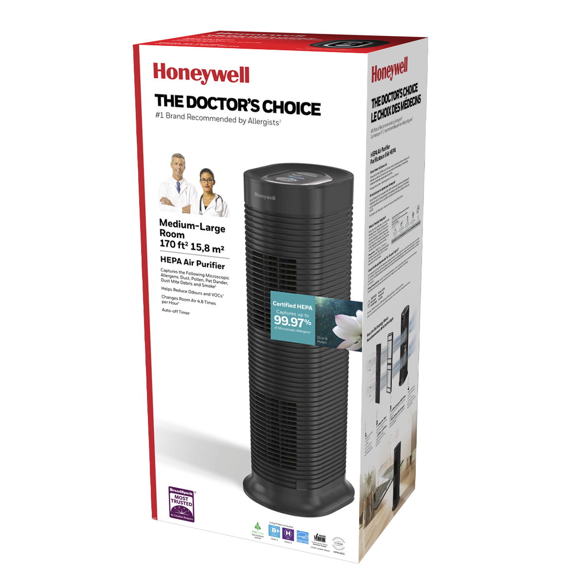 Honeywell Doctor's Choice True HEPA Air Purifier - Home/Air Purifiers & Humidifiers - Honeywell