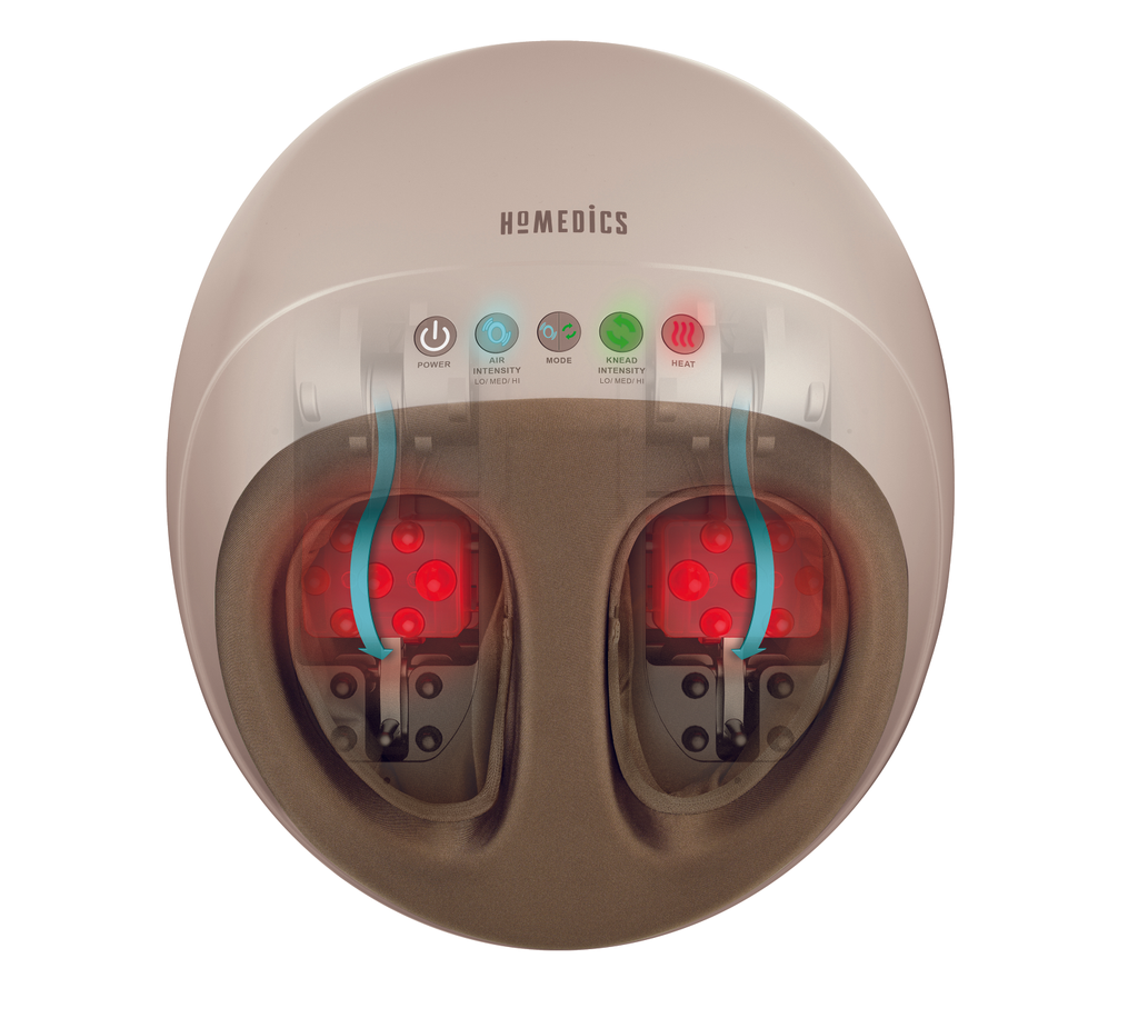 HOMEDICS Shiatsu Air Pro Foot Massager - Pain Management/Massage Therapy - HOMEDICS