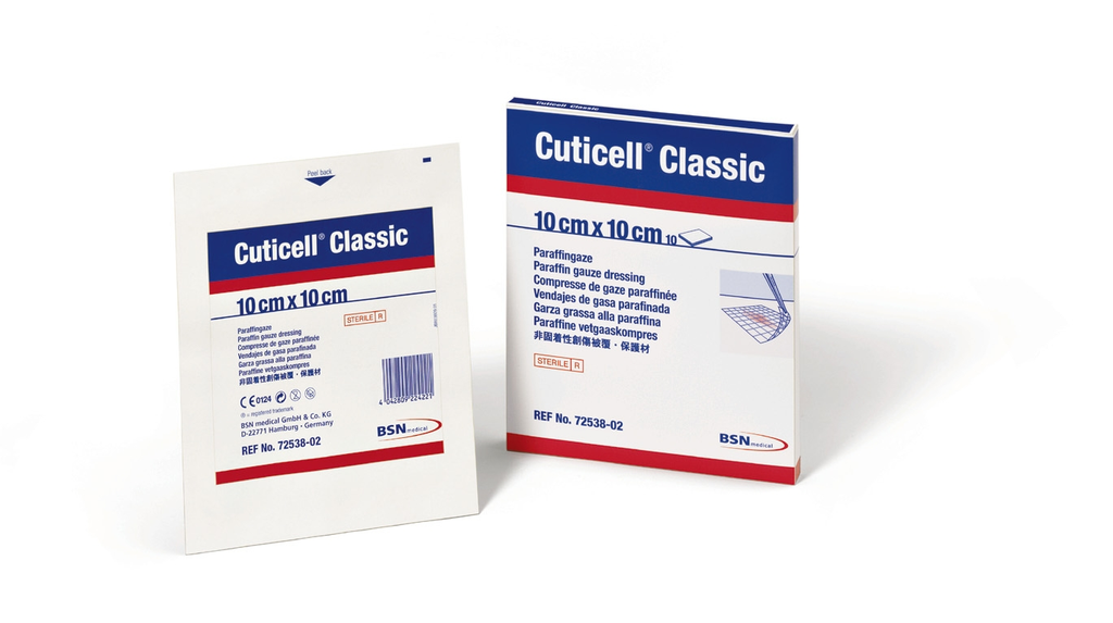 BSN Medical Cuticell Classic Sterile Dressing Impregnated with Paraffin
