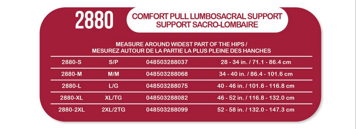 OTC Comfort Pull Lumbosacral Support - Compression & Bracing/Supports & Braces/Back Braces & Support - OTC - Medium - 048503288068