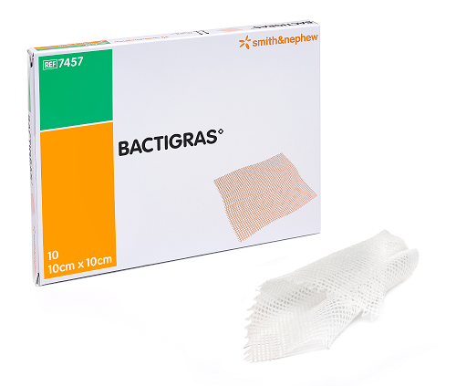 BACTIGRAS Dressing, 10 Count - Skin & Woundcare/Woundcare Supplies/Dressings - BACTIGRAS - Default Title - 5000223074579