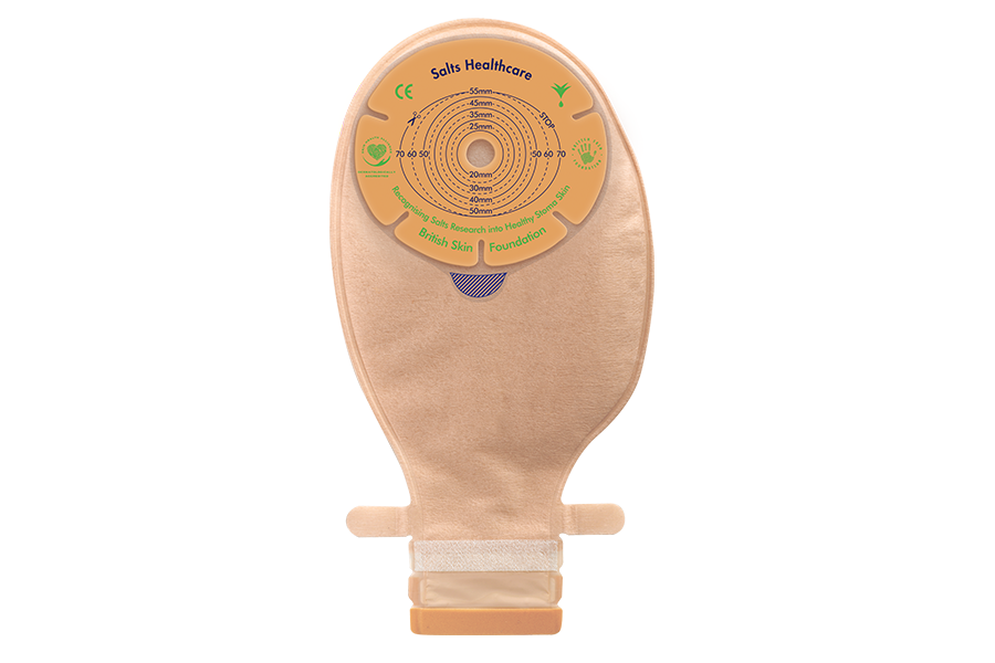 Salts Medical Confidence Natural Advance 1-Piece Large Drainable Pouch With Flexifit And AloeTransparent- Ndalt1390, 30 Count